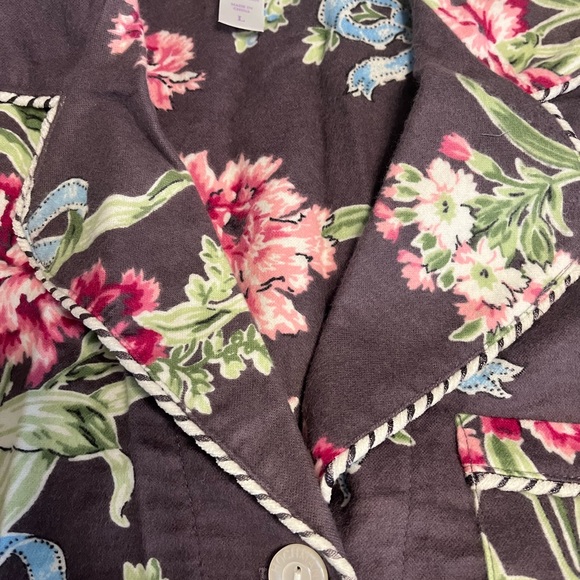 NWT great Christmas gift Carole Hochman Flannel Pajamas - Picture 3 of 7